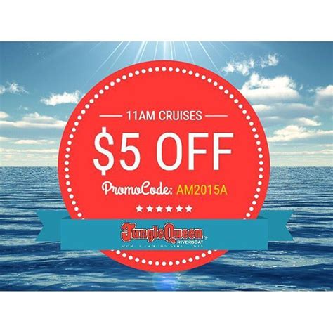 promo code for jungle queen riverboat