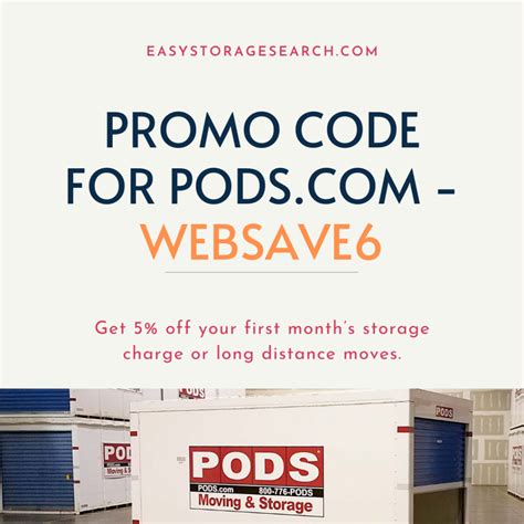 Promo Codes From Pods