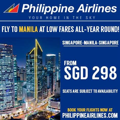 promo ticket to philippines from singapore