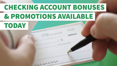 Promotions For New Bank Accounts