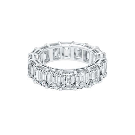 Harry Winston Diamond Platinum Wedding Band Ring at 1stdibs