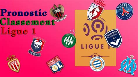 pronostic classement ligue 1