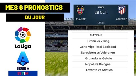 pronostic foot du jour