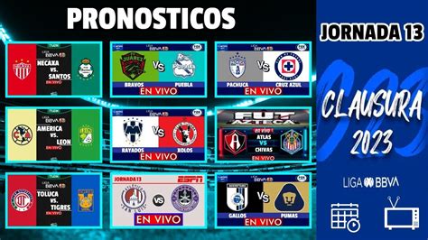 pronosticos jornada 13 liga mx 2023