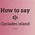 pronounce cyclades