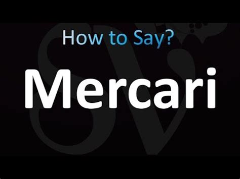 pronounce mercari