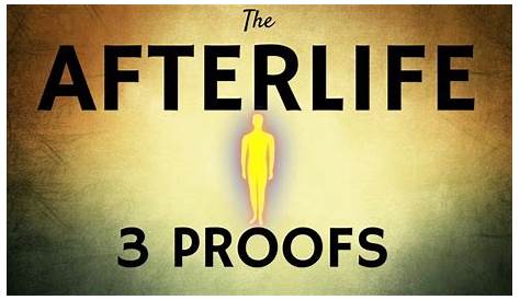 Afterlife- The definitive 3 proof guide | Afterlife proof, Afterlife
