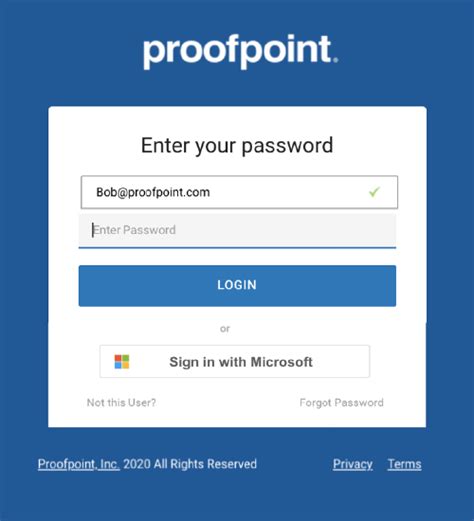 Proofpoint Login Email