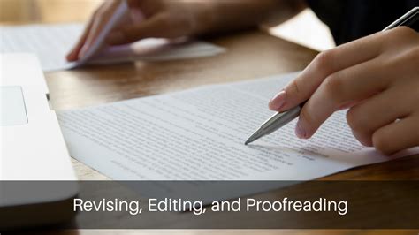 proofread and revise thoroughly