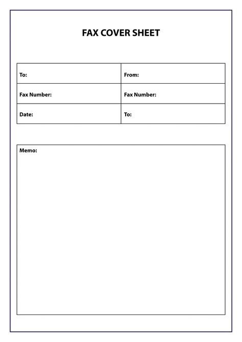 Proofreading and Editing Fax Cover Sheet