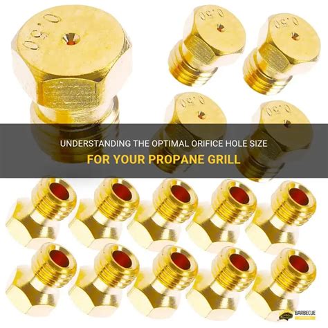Propane Bbq Orifice Size