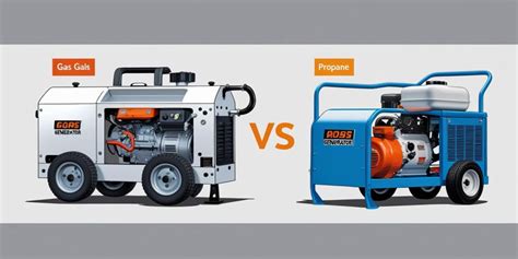 propane generator vs gas generator