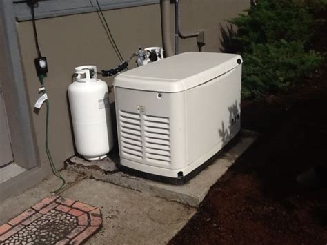 Propane Tank And Generator