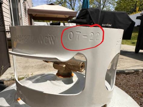 Propane Tank Date Code