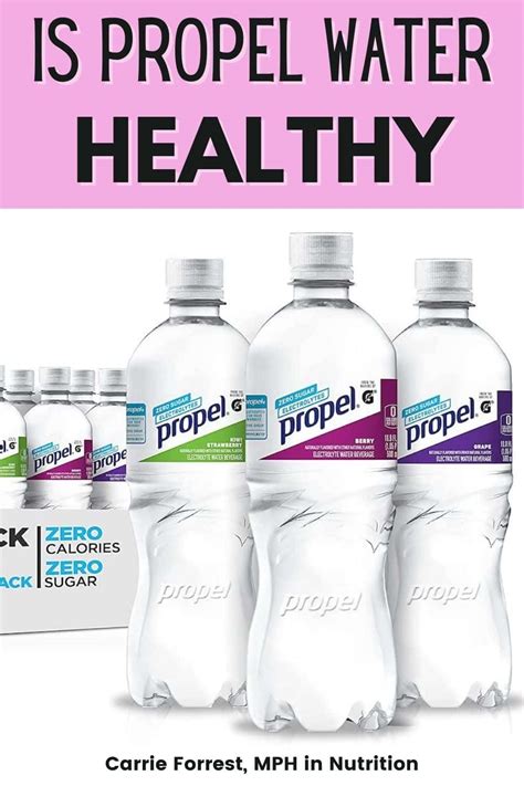 Propel Water Side Effects