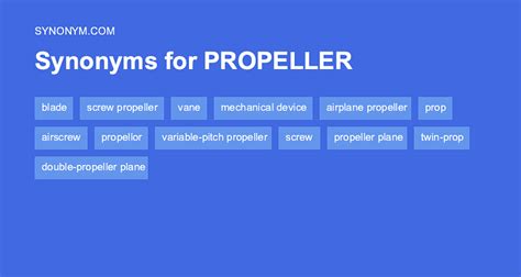 Propeller Synonym Words