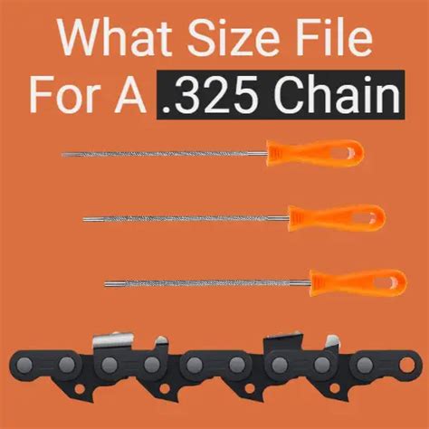 Proper File Size For .325 Chainsaw Chain