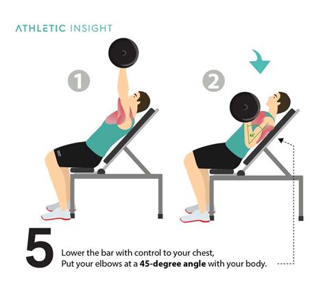 Incline Dumbbell Press The Proper Form with a Stepby