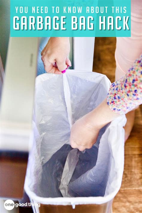 Proper Way To Put A Garbage Bag In The Garbage Can