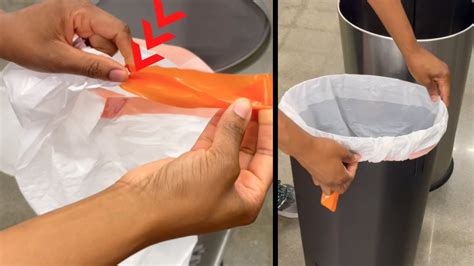 Proper Way To Put A Trash Bag In Trash Can