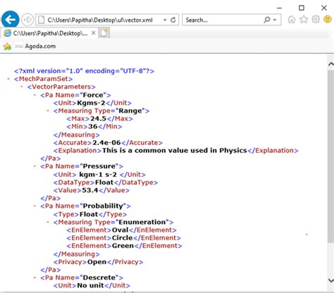 proper xml format example