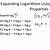 properties of logarithms to expand calculator