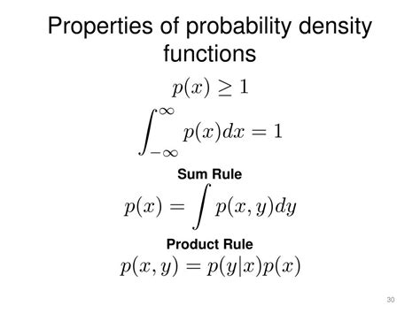 properties of continuous probability density function