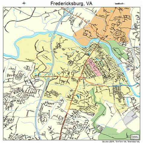 property fredericksburg virginia map