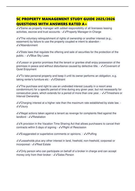 property management study