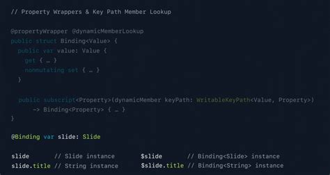 Property Wrapper Projected Value