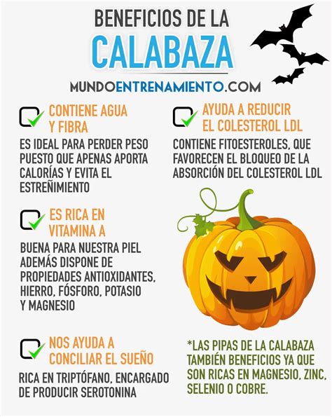 propiedades de las calabazas