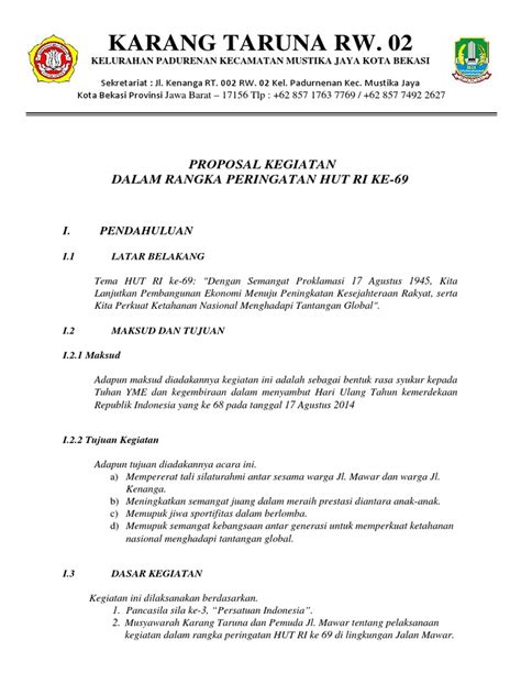 proposal acara 17 agustus pdf
