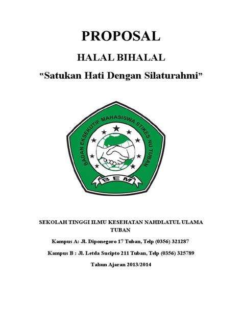 proposal halal bihalal pdf