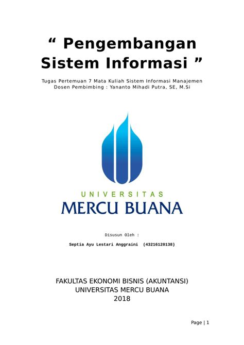 proposal pembuatan sistem informasi