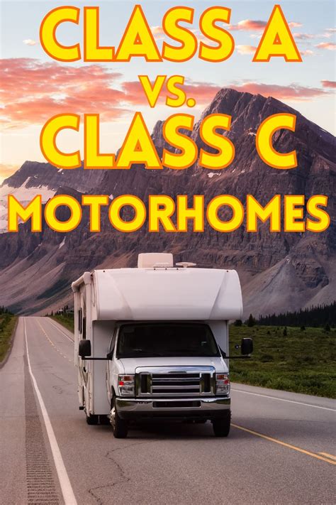 pros and cons of class a vs class c rv