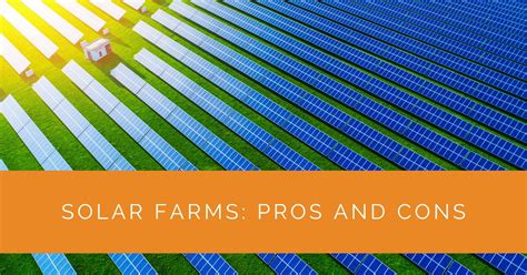 pros and cons solar farm for economy