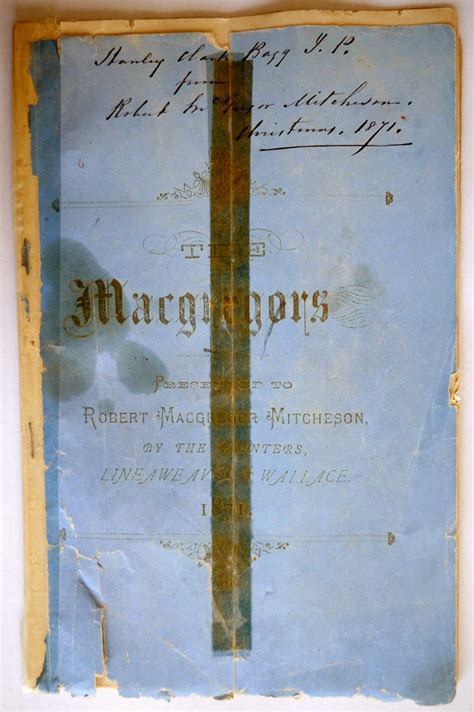 Proscription Of The Macgregor Name