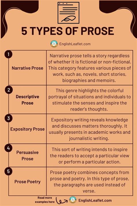 prose writing examples for students