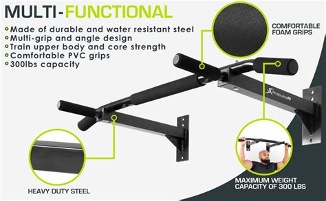 SNAILAX, PROSOURCE FIT MULTI GRIP PULL UP BAR, BOOT CAST