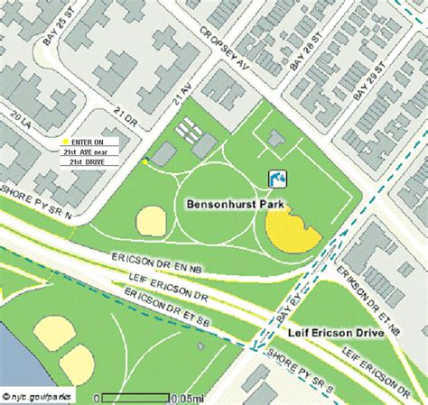 Prospect Park Baseball Fields Map