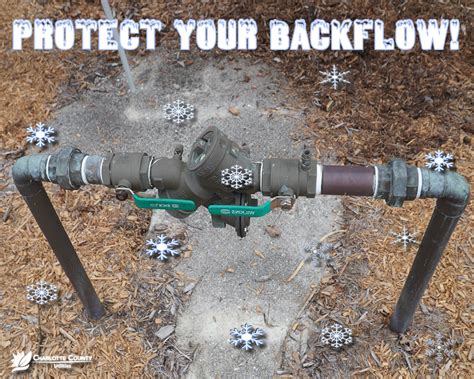 protect backflow preventer from freezing