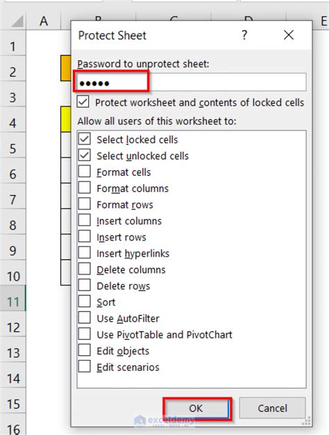 5 Ways Protect Excel Sheet