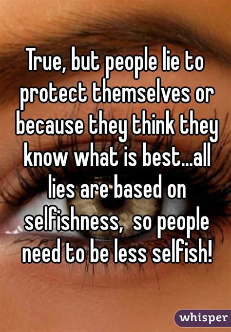 protect yourself from lies