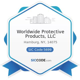 Protective Clothing Sic Code