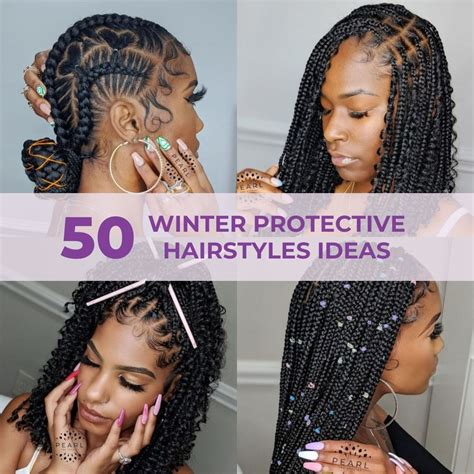 The Protective Hairstyles For Relaxed Hair In Winter Hairstyles Inspiration