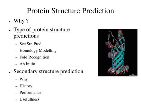 Protein Structure Prediction Slideshare