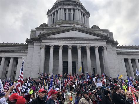protest at washington state capitol today