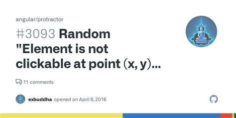 Protractor Element Is Not Clickable At Point