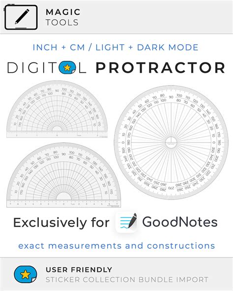 Protractor For Goodnotes