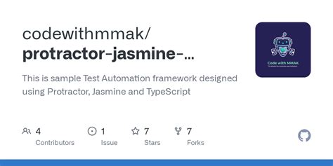 Protractor Jasmine Framework Github